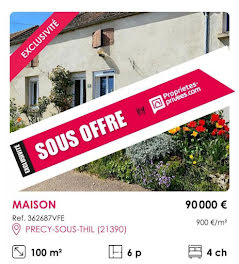 maison à Précy-sous-Thil (21)