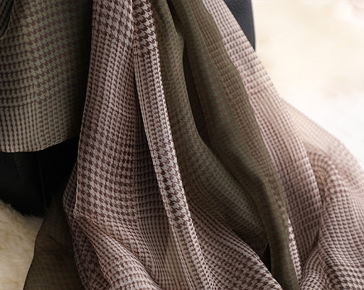 Title 5, Fashion Womens Houndstooth Long Sun Shawl Scarf
