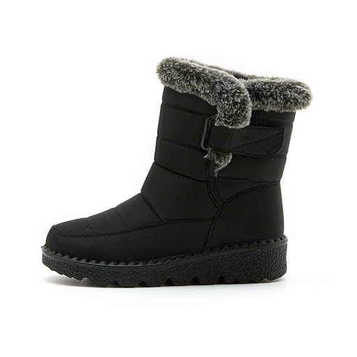 Title 1, Womens warm high tube snow boots with faux fur...