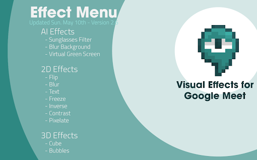 Visual Effects for Google Meet