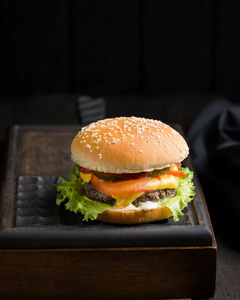 Cheesy Paneer Burger