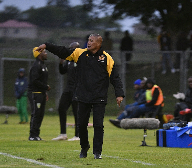 Cavin Johnson interim coach of Kaizer Chiefs during the DStv Premiership2023/24 match between Golden Arrows and Kaizer Chiefs at Mpumalanga Stadium in Hammarsdale on Saturday