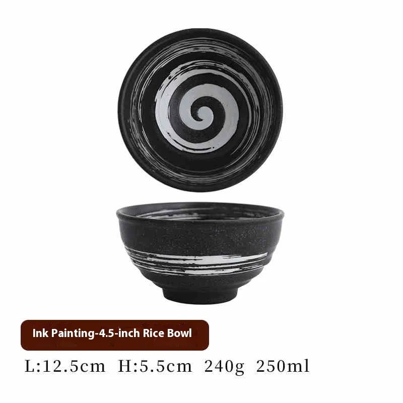 Bol en Céramique Rétro pour la Maison Apportez une touche vintage à votre table. Parfait pour les repas quotidiens, soupes et céréales. Vaisselle élégante et durable.