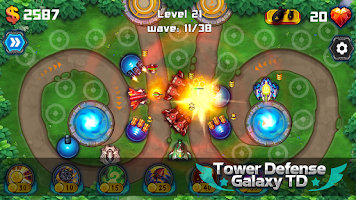 Tower Defense: Galaxy TD Screenshot