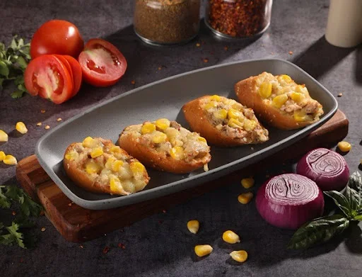 Rosemary Chicken & Corn Bruschetta