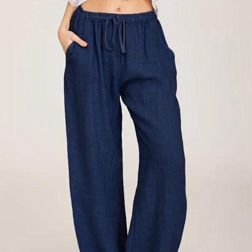 Title 2, Womens Fashion Loose Cotton Linen Casual Pants...