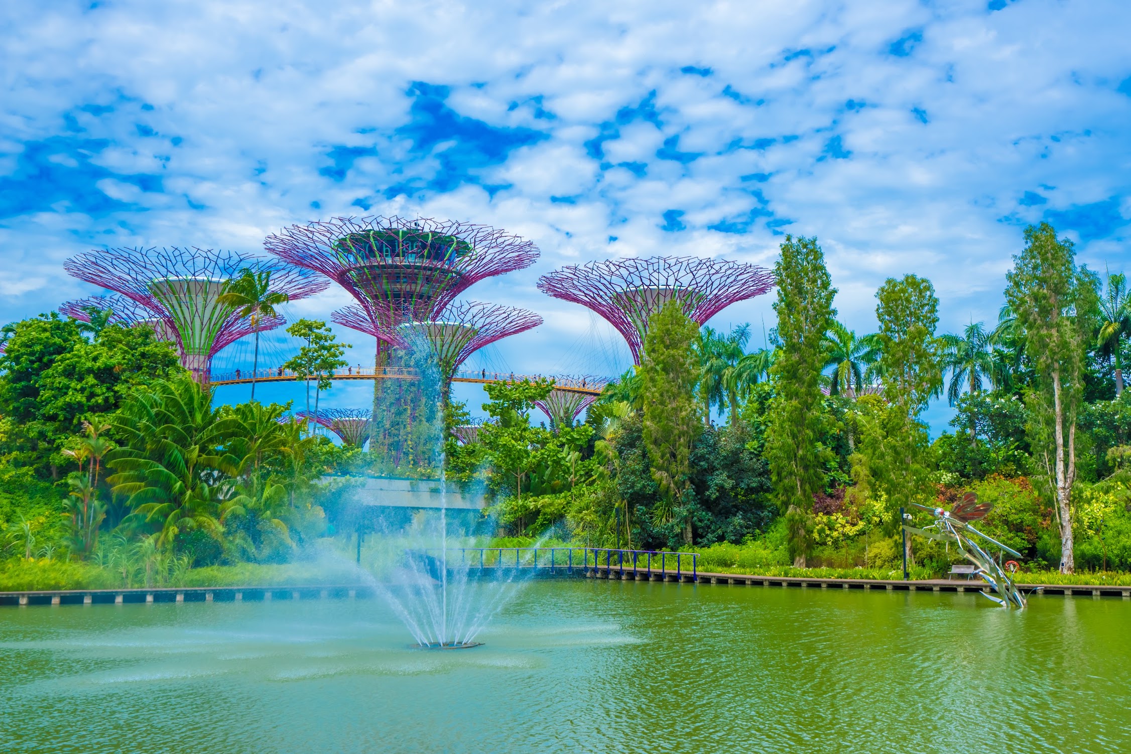 Gardens by the Bay Dragonfly Lake