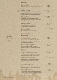 Hotel Thoranam menu 3