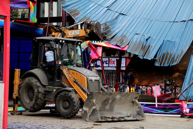 Pimp My Ride on Kenyatta Avenue which was demolished on May 27, 2019