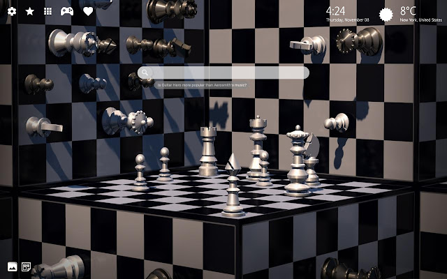 Chess Online Game New Tab Theme