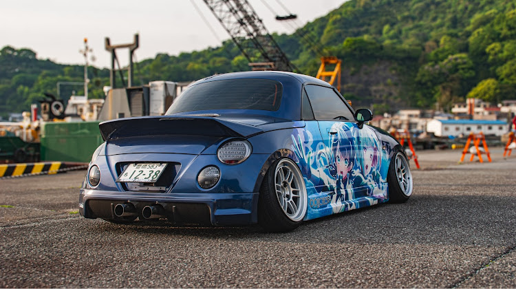 コペンのコペンl880k・痛車・ENKEI RPF1RS・RPF1・ENKEIに関するカスタム事例の投稿画像3枚目