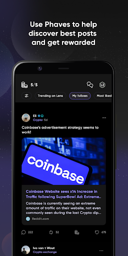 Screenshot Phaver: Gateway to Web3 Social