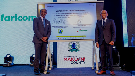 Safaricom launched myCounty app to digitise municipal services.