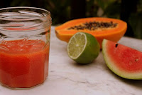 Melon Papaya Smoothie