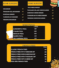 Burger Bomb menu 1