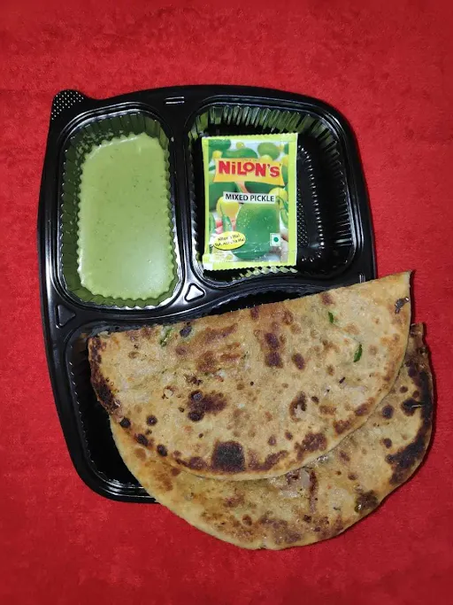 2 Aloo Paratha Desi Ghee