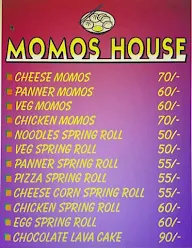 Momo House menu 1