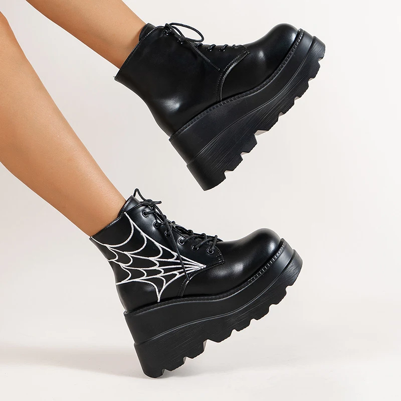Title 4, Dr Martens Platform Wedge Laarzen Herfst Winter...
