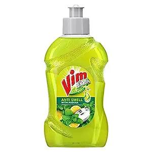 Vim Dishwash Anti Smell Liquid Pudina - 250 ml