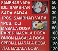 Tirupathi South Indian Fast Food menu 2
