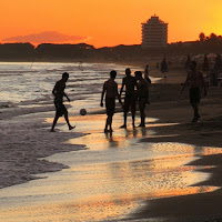 Sulla spiaggia di 