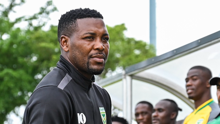 Mabhuti Khenyeza, coach of Golden Arrows FC during the Carling Knockout match between Golden Arrows and Cape Town City on Saturday