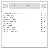 Saffron menu 1