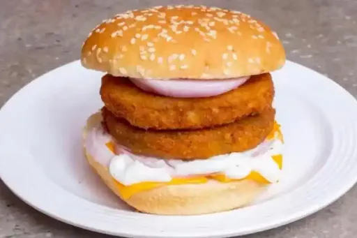 Double Aloo Tikki Burger