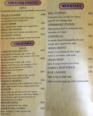 Amber menu 3