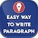 English Paragraph Writing App Offline icon