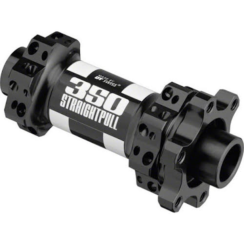 DT Swiss 350 Straight-Pull Front Hub: 28h, 15 x 110mm Boost Spacing, 6-Bolt