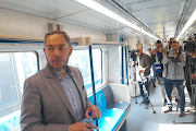 Prasa Group CEO Hishaam Emeran addressed the media about the progress made in the revival of the commuter rail network in the Western Cape.