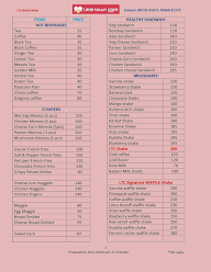 Little Town Cafe menu 1