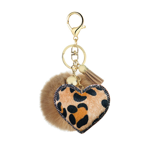 Title 4, Velvet Diamond-Studded Leopard Pattern Love Sty...