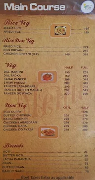 Yaran Di Glassy menu 3