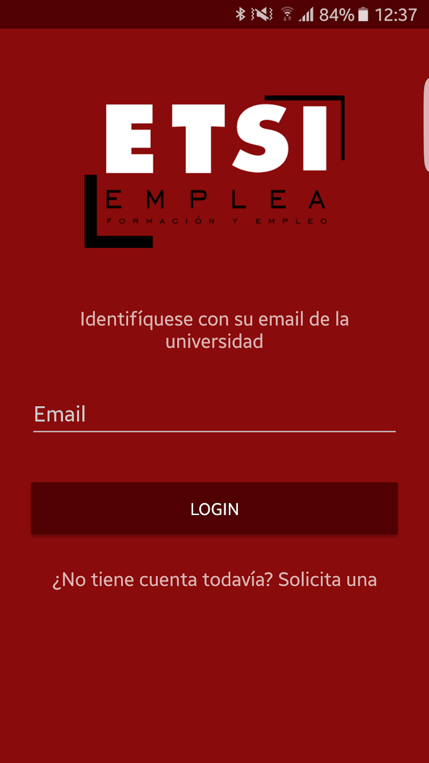 ETSIEmplea Screen 1