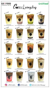 Coffeelosophy menu 1