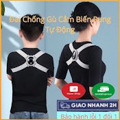 Đai Chống Gù Lưng Điện Tử Thông Minh Cảm Biến Tự Động Báo Rung Dành Cho Người Lớn Và Trẻ Em