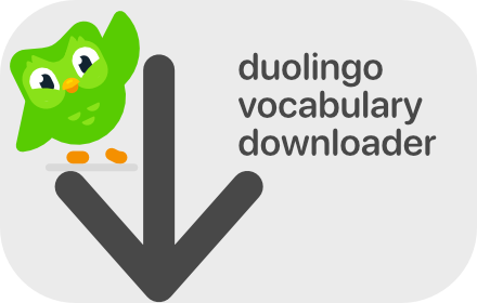 Duolingo Vocabulary Downloader small promo image