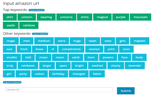 Keyword Grabber for Amazon Keywords