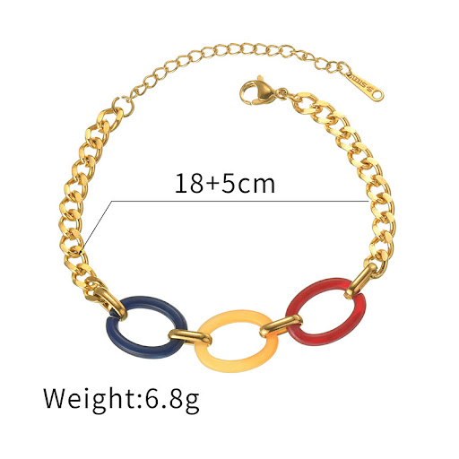 Title 1, Fashion Geometric Titanium Steel Bracelet Hip H...