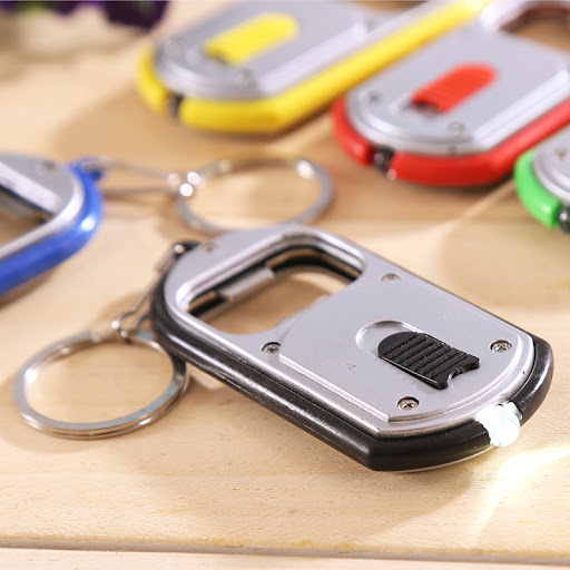 Title 2, Household LED Bottle Opener Keychain Light Gift...