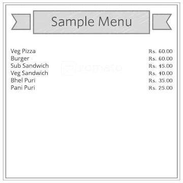 Sri Santhi Bakers menu 