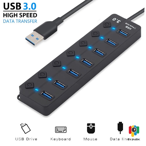 Bộ Chia Cổng Usb 3.0 Tốc Độ Cao 4/7 Tiện Dụng