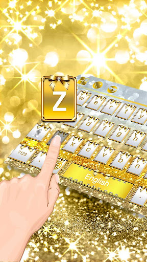 Golden Diamond Keyboard Theme