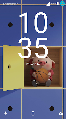 New year pig64 Xperia Themeのおすすめ画像2