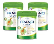 Combo 3 Lon Sữa Công Thức Franci Grow Gold Lon 800G – Cho Bé Cao Khỏe