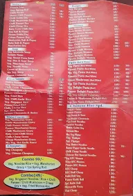 The Chinese Hut menu 1