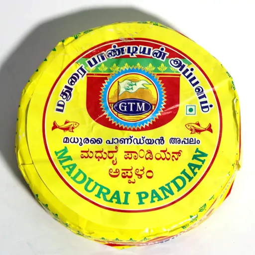 Madurai Pandian Plain Appalam [4 Inches, 200 Gram]