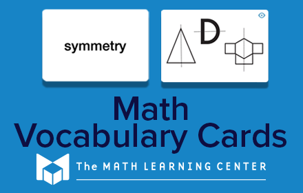 Math Vocab Cards, by The Math Learning Center small promo image